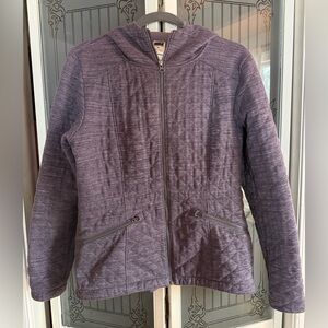 The North Face Heathered Purple Quilted Jacket